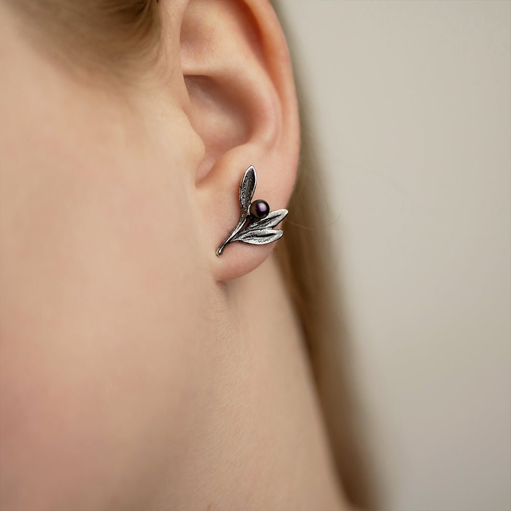 Olive Branch earring - Macabre Gadgets