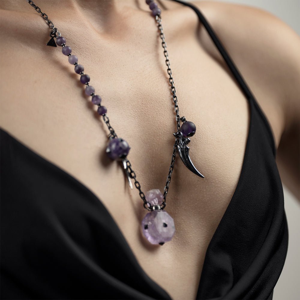 AMETHYST FLASK CHARM - Macabre Gadgets Store